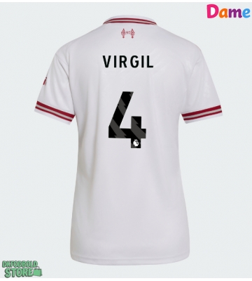 Liverpool Virgil van Dijk #4 Replika Udebanetrøje Dame 2026-27 Kortærmet
